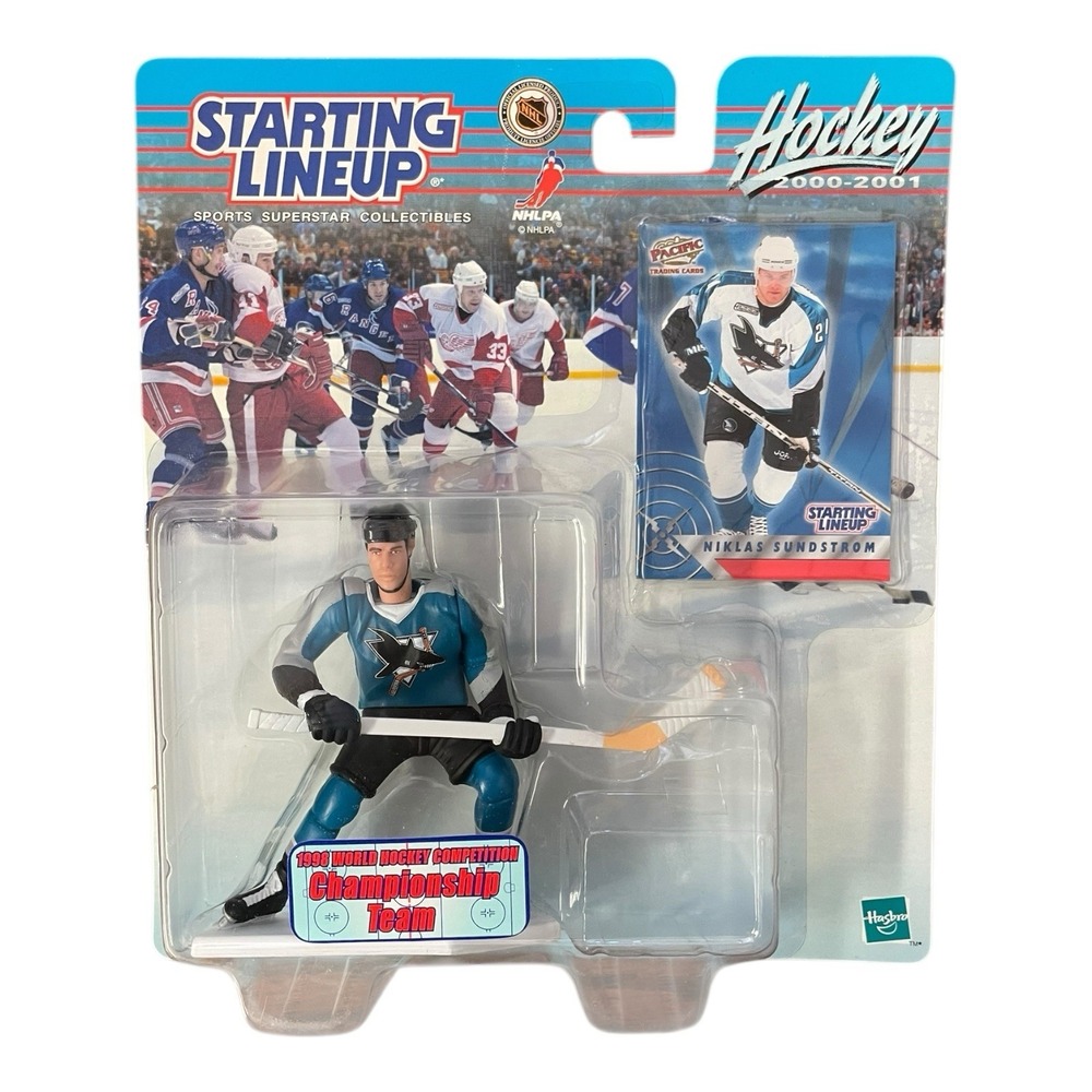 Niklas‎ Sundstrom San Jose Sharks Hockey 2000-01 Starting Lineup Figure